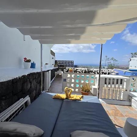 Aloelux !! - Private With Pool , Jacuzzi, Cinema, Massage ,wonderful View, Art Desing Tatil Evi Tías